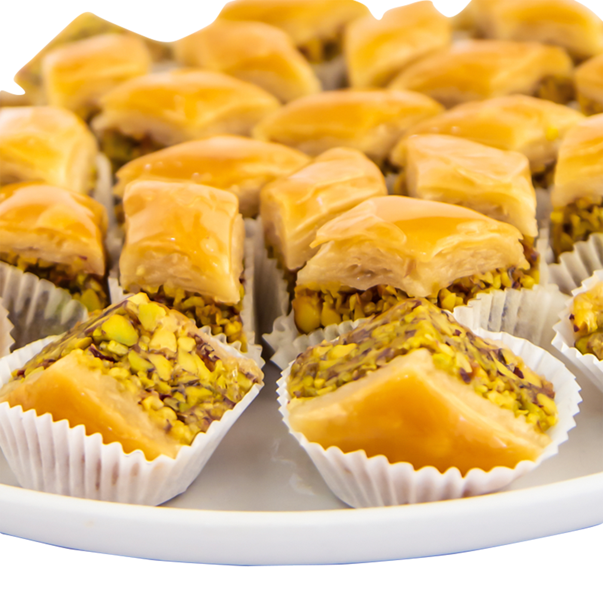 Pistachio Baklava 12 Pcs