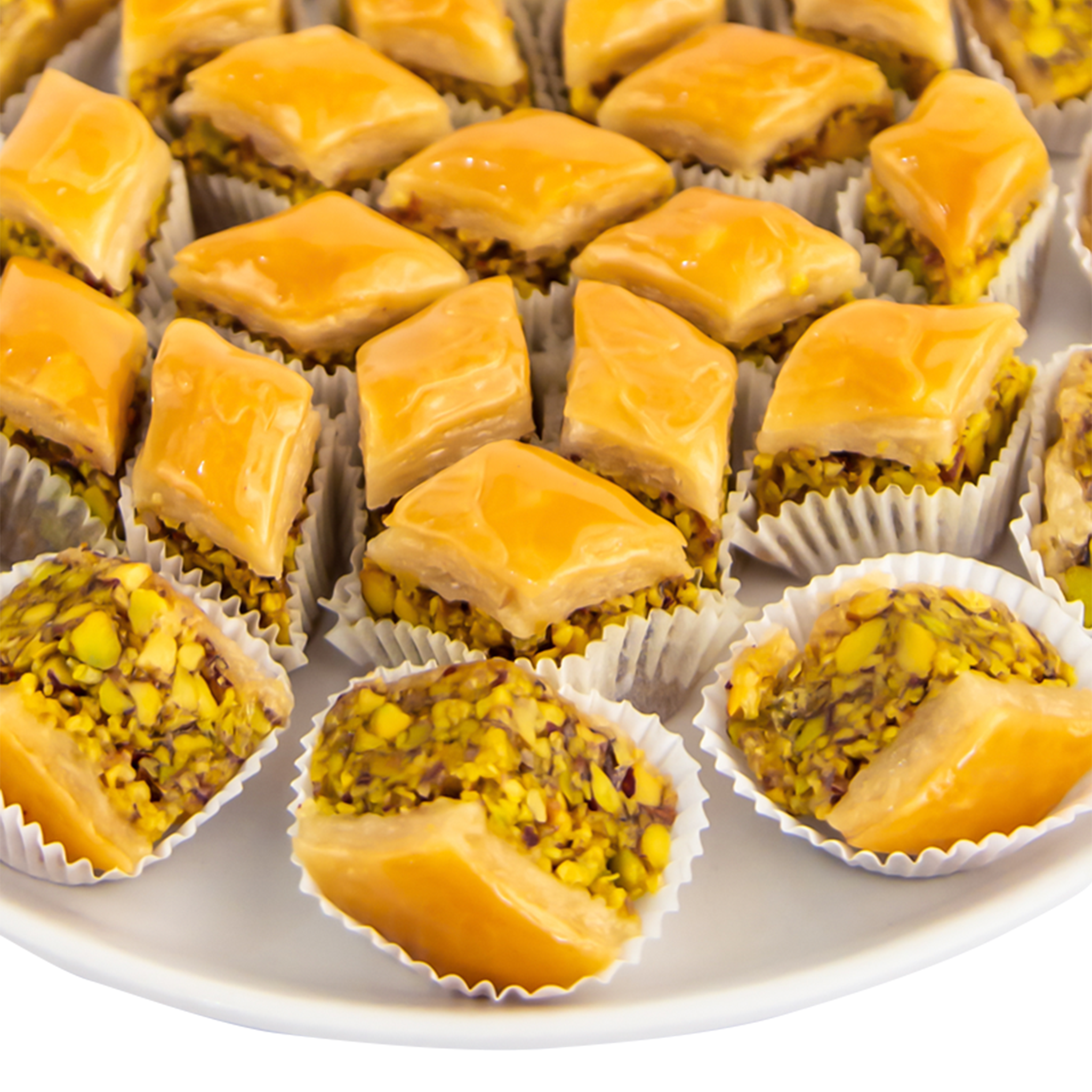 Pistachio Baklava 12 Pcs