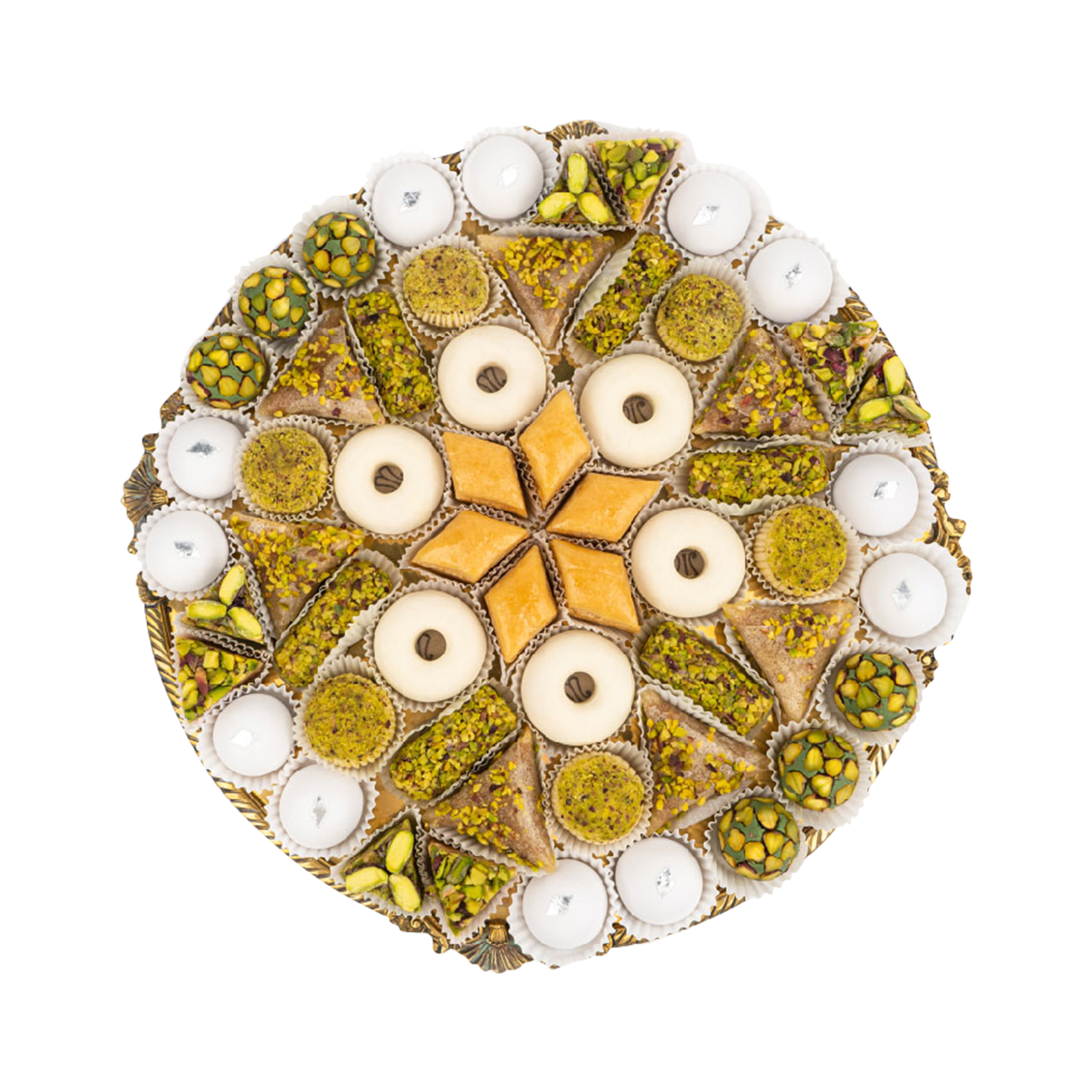 Coffret Tounsi large Tunisian pastry gift box with 67 pieces