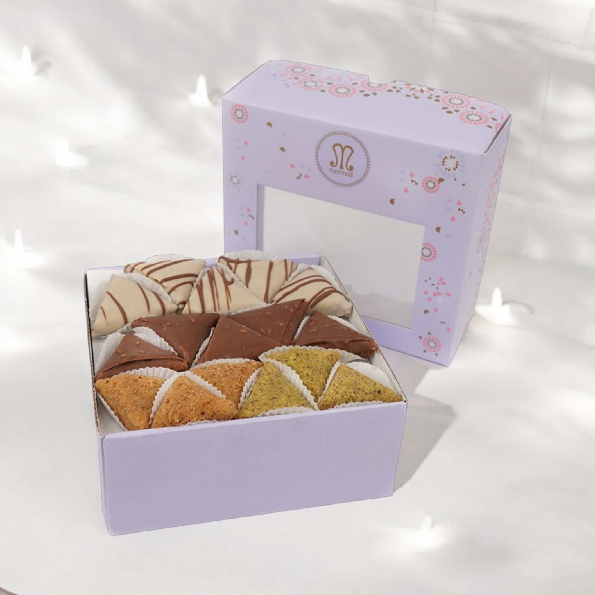 Samsa fondante Tunisian soft nut-filled pastry triangles 24 pieces