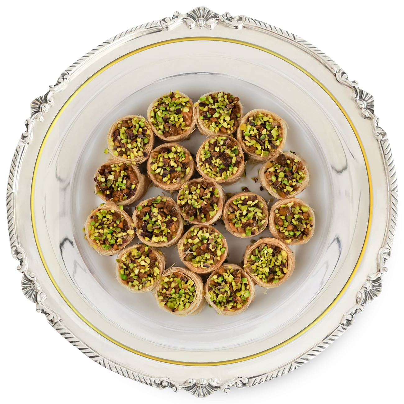 Nid Ktaeif Pistachio 300g | Tunisian Pistachio Pastry