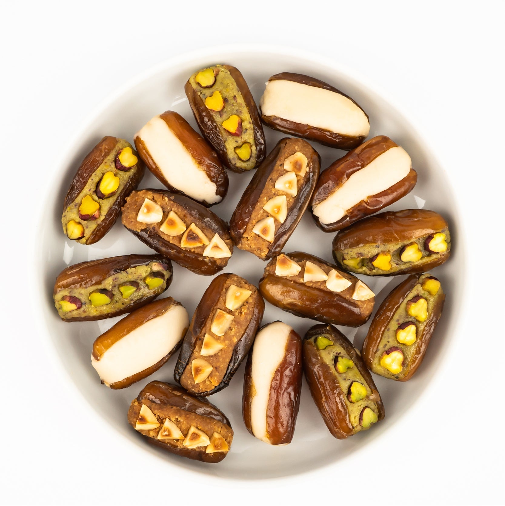 Secret Tunisien gift box with stuffed dates and assorted pastries 190g