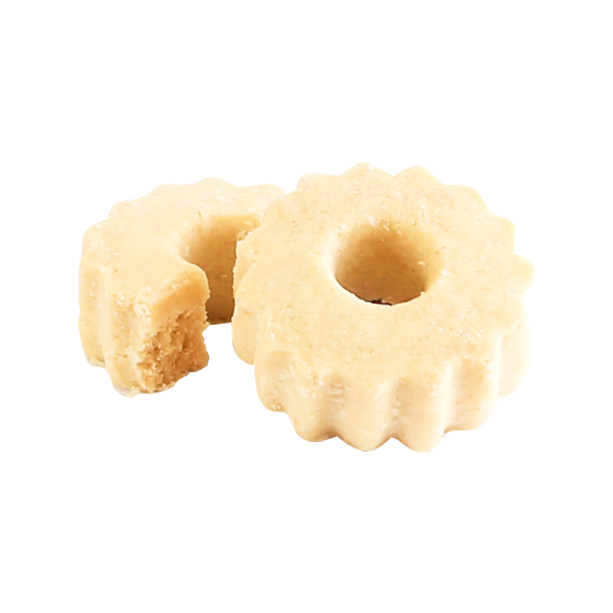 Semolina kaak Tunisian ring cookies arranged on a plate