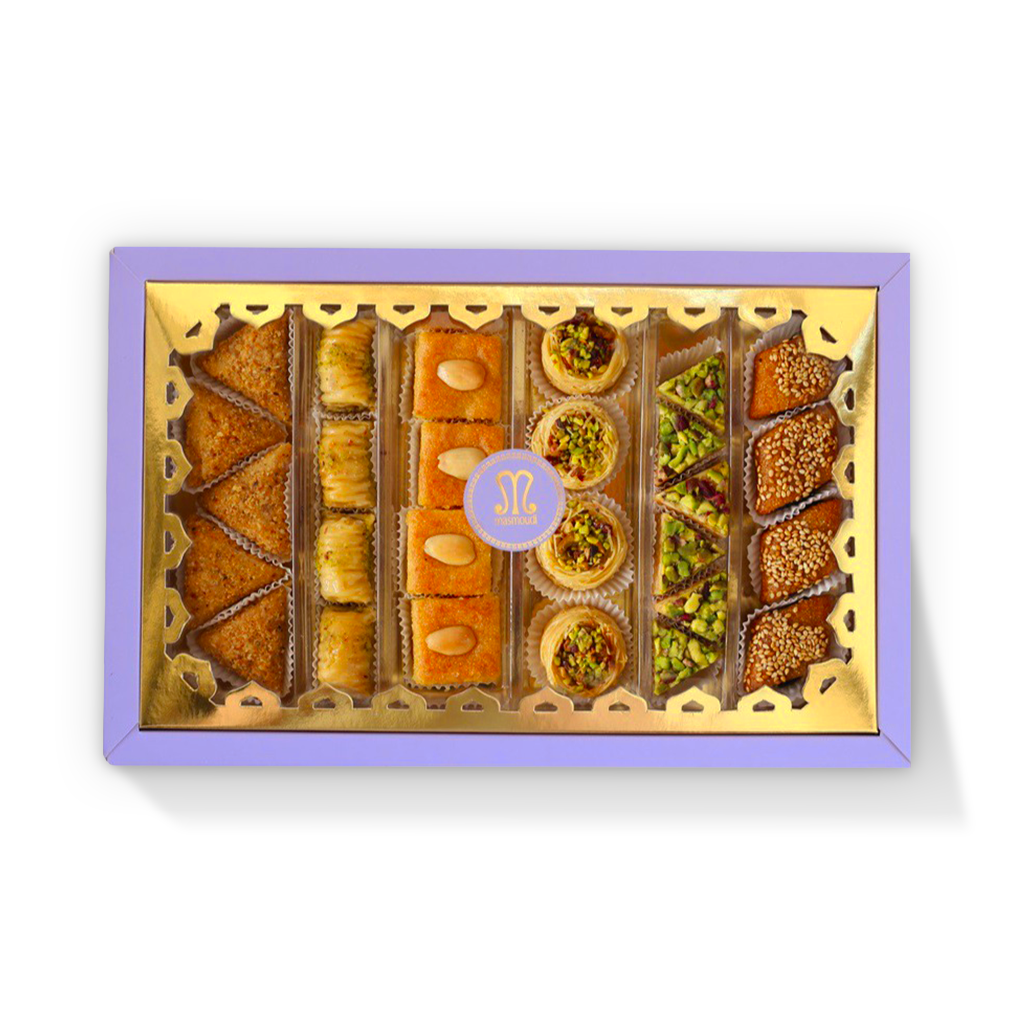 Chichkan Gift Box – Tunisian Sesame & Almond Cookies, 27 Pc