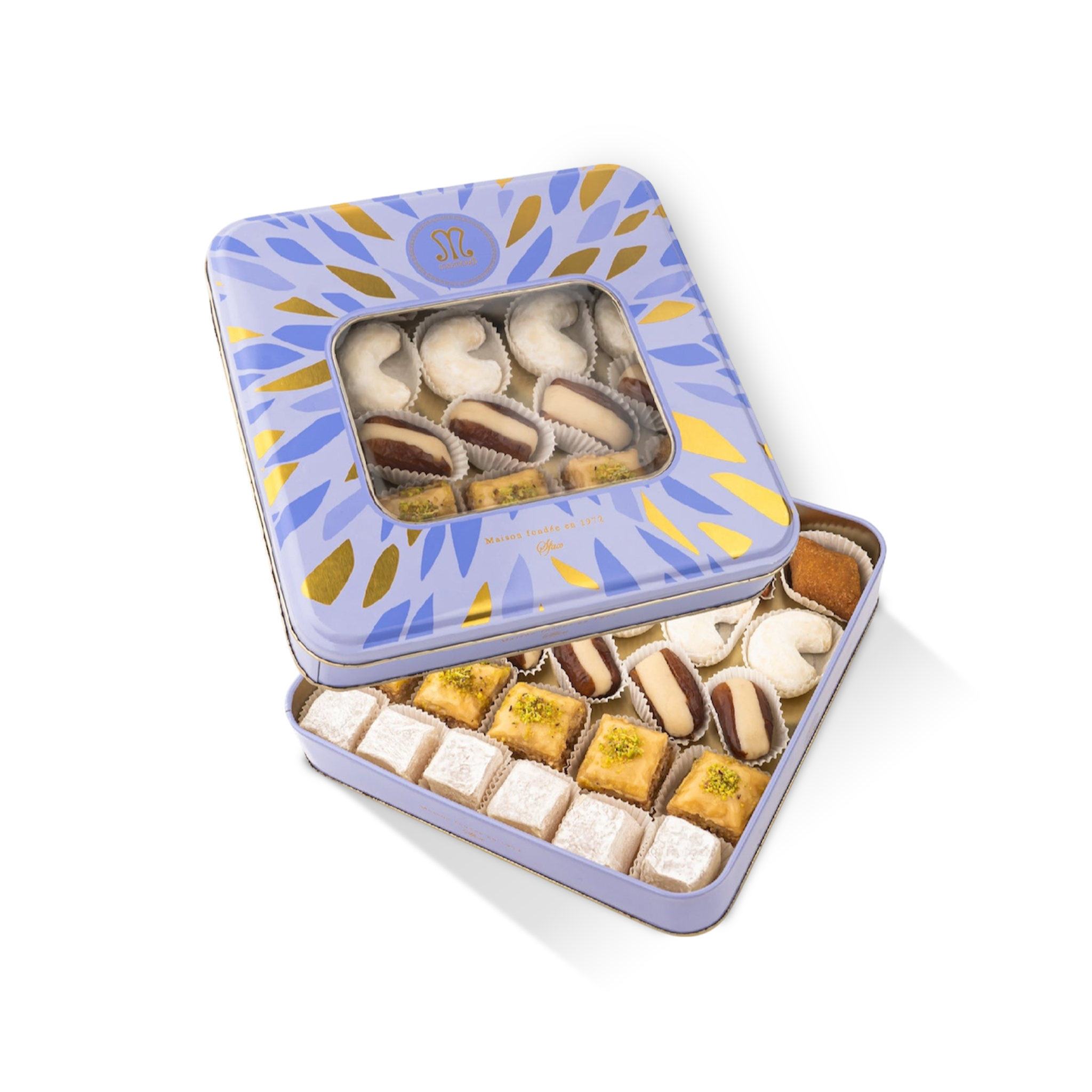 Tanit Gift Box – Tunisian Baklava & Pastry Assortment 470g