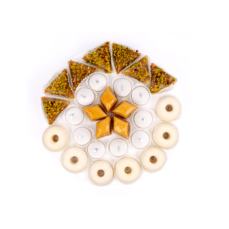 Délice de Tunis gift box with assorted Tunisian pastries 430g