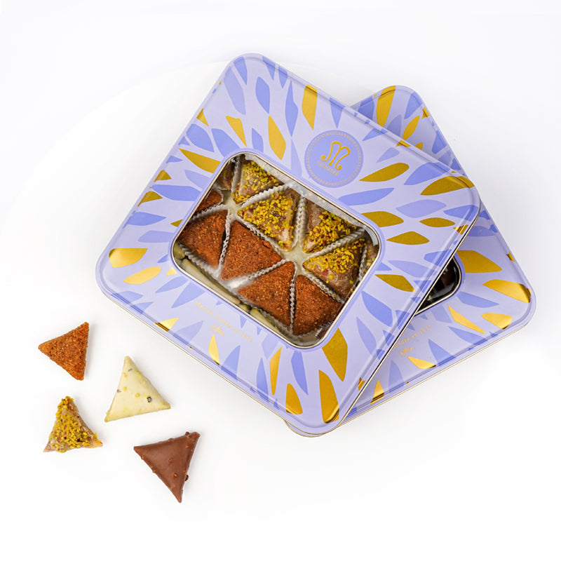 Nuancier box of Tunisian samsa nut pastries 470g by Masmoudi Gourmet