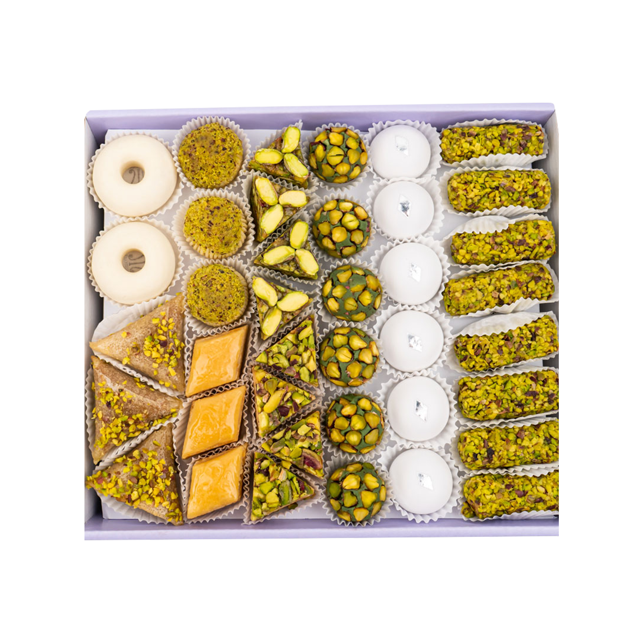 Coffret Tounsi large Tunisian pastry gift box with 67 pieces