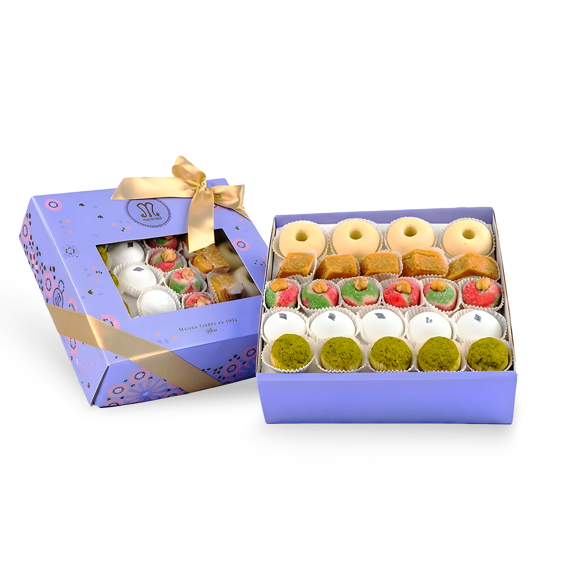 Assorted Almond Pastry Gift Box – 1kg Tunisian Sweets