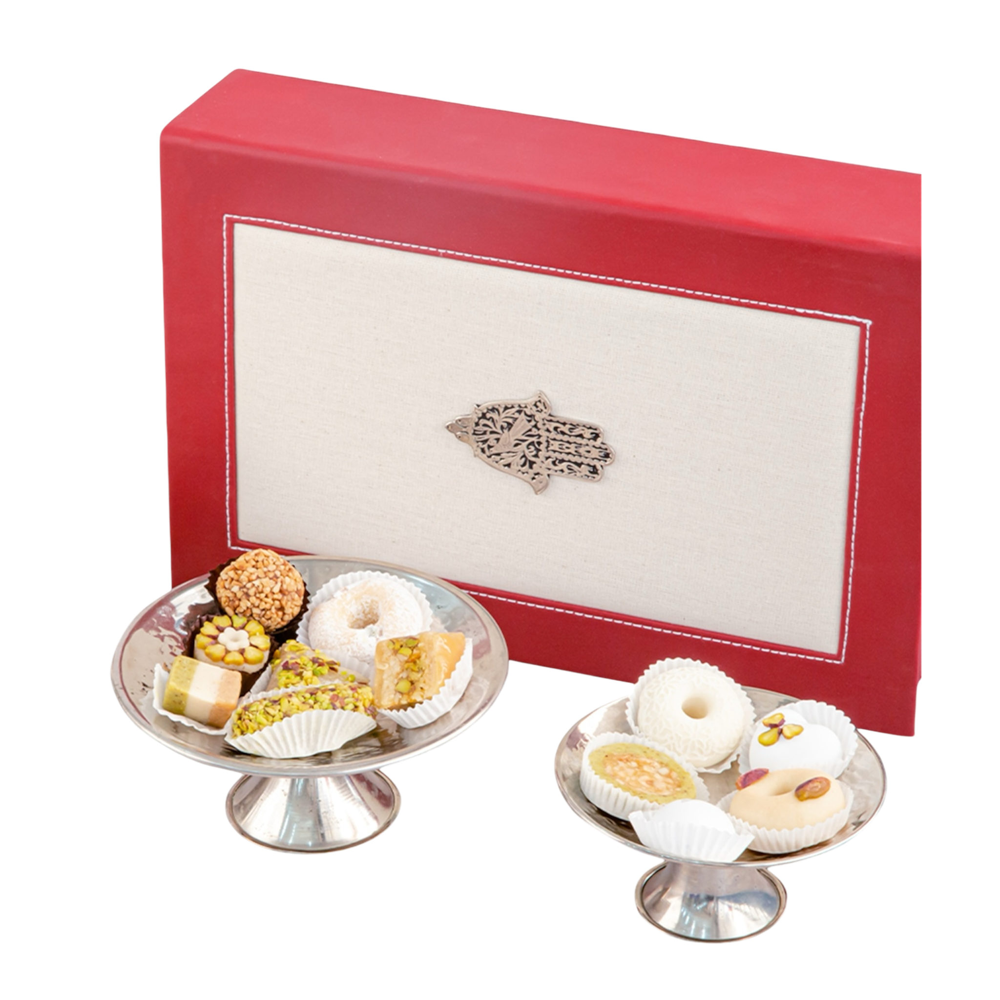 Luxia Épanouie luxury Tunisian pastry gift box with 54 pieces