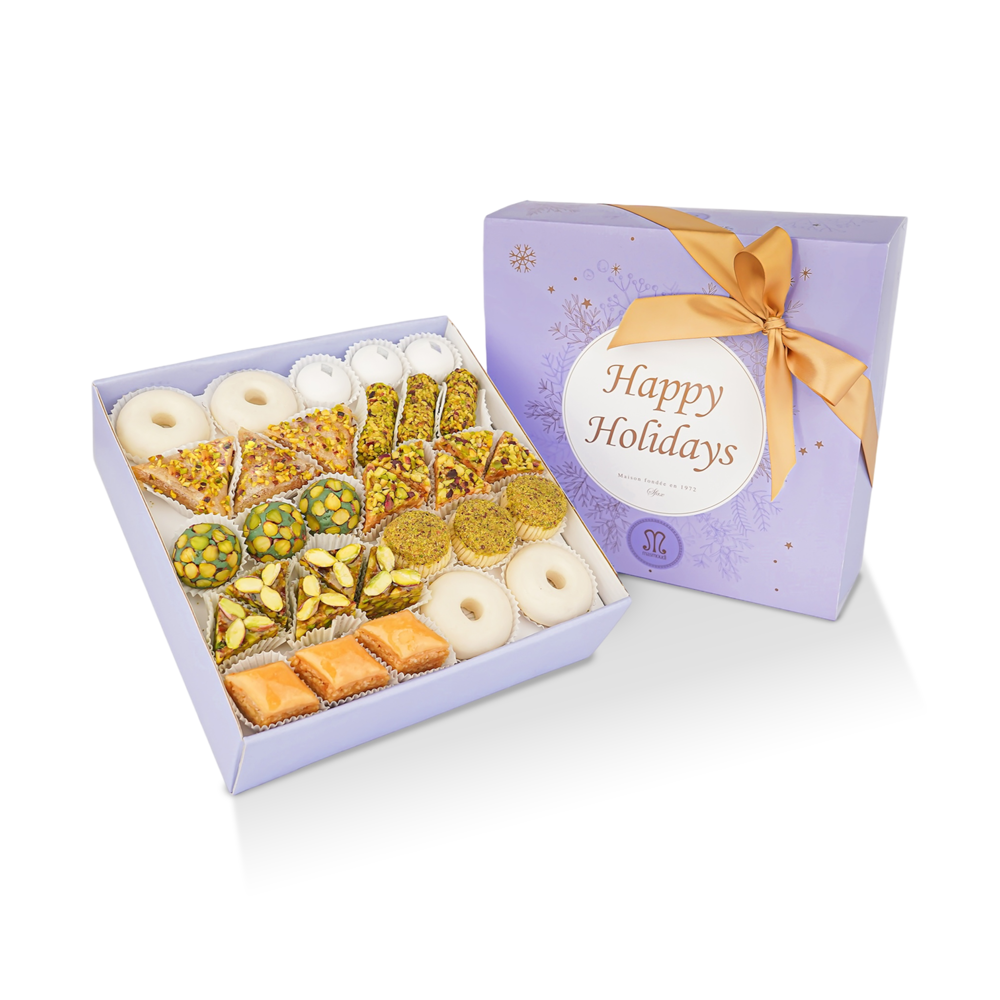 Coffret Tounsi – Tunisian Pastry Gift Box, 67 Pc