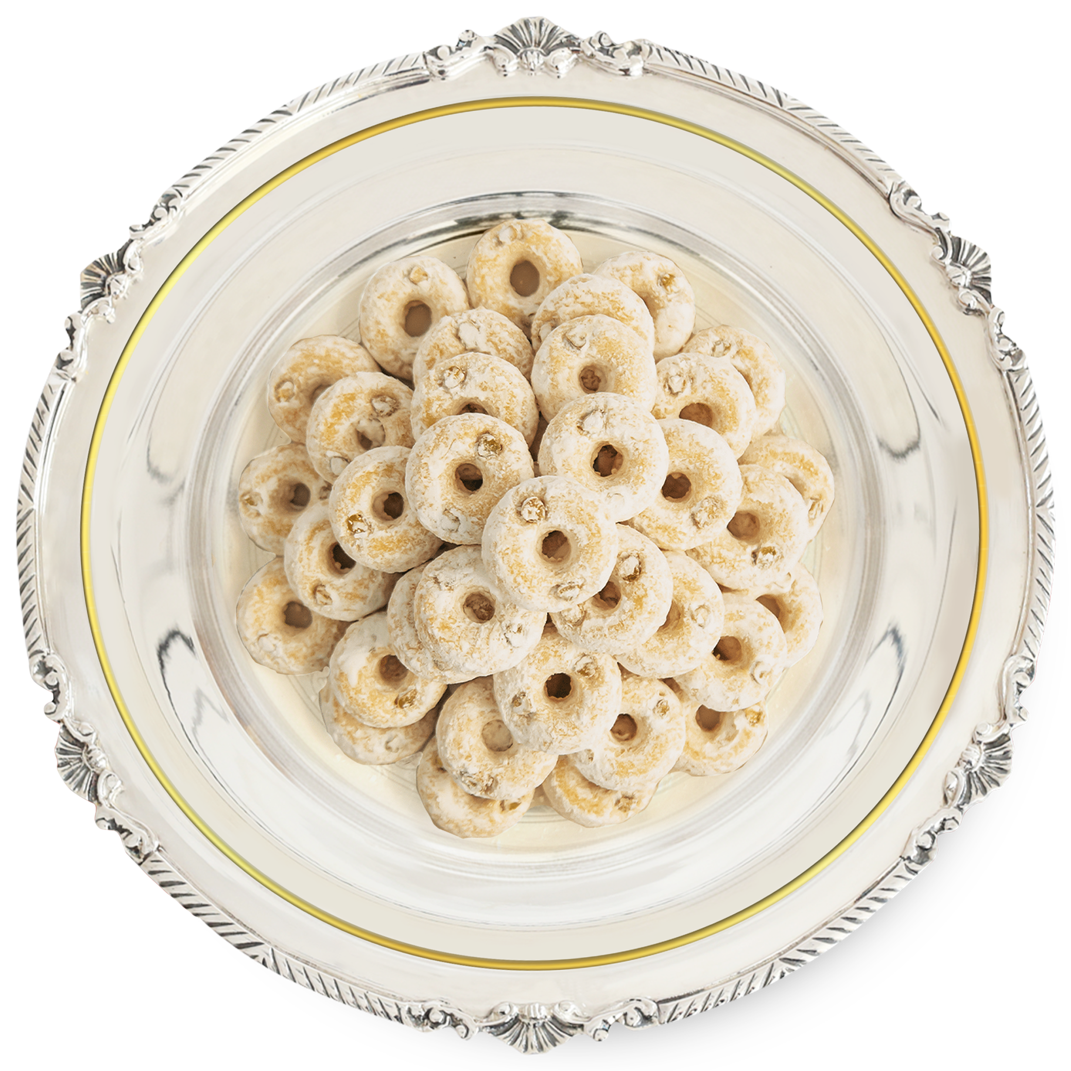 Kaak Amber – Tunisian Spiced Almond Ring Cookies 400g