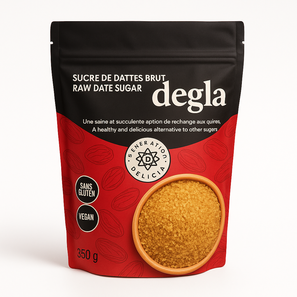 Sucre de Dattes Biologique Delicia – 350g | Organic Date Sugar Delicia – 350g