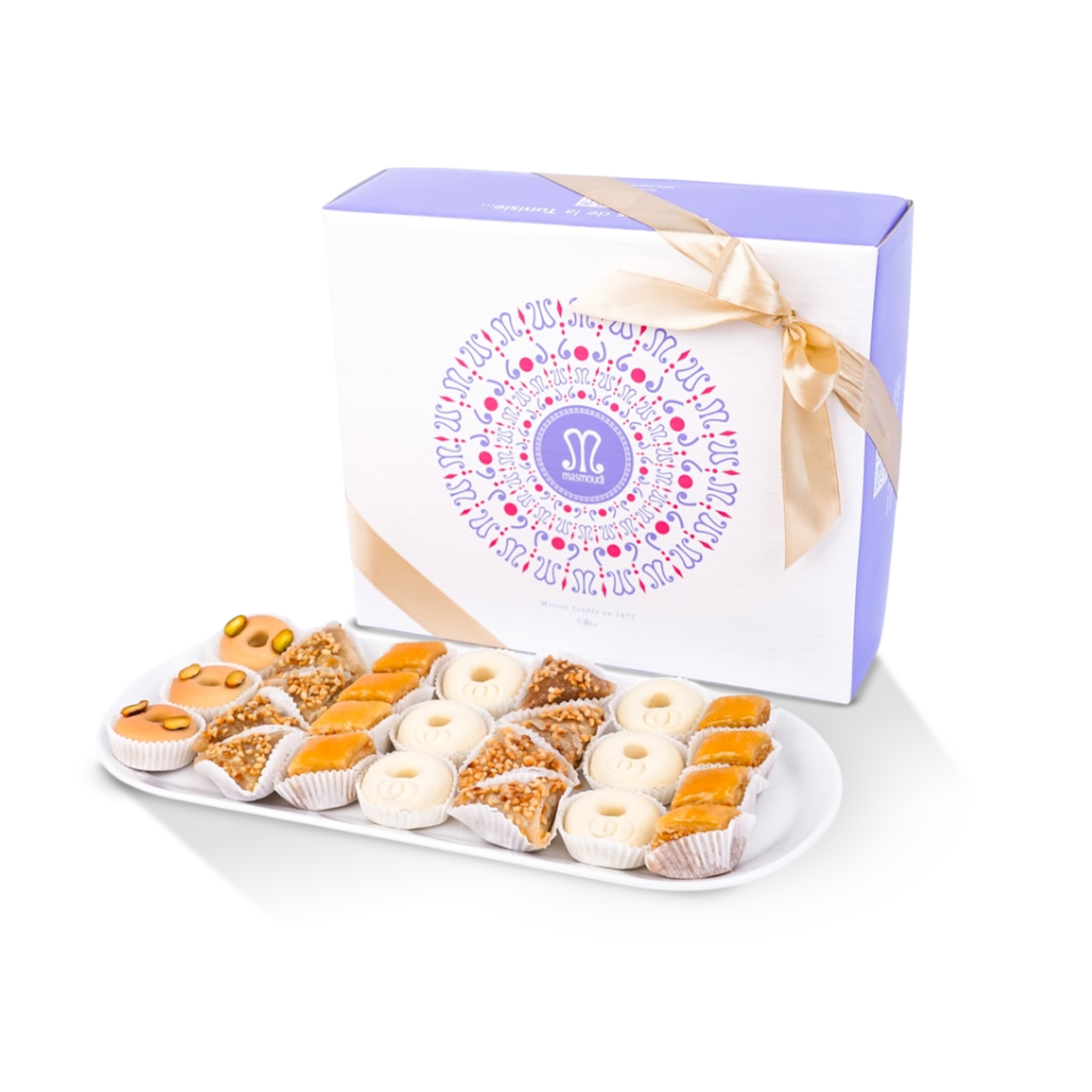 Sugar-Free Assortment – Tunisian Pastry Gift Box 1kg